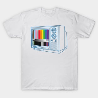 Queer vintage TV test pattern T-Shirt